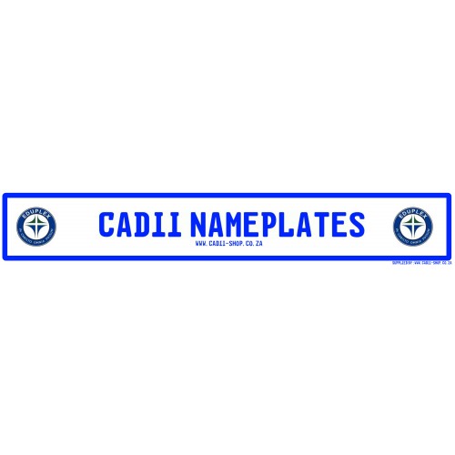Cadii Custom Name Plate - Eduplex Cadii Custom Name Plate - Eduplex